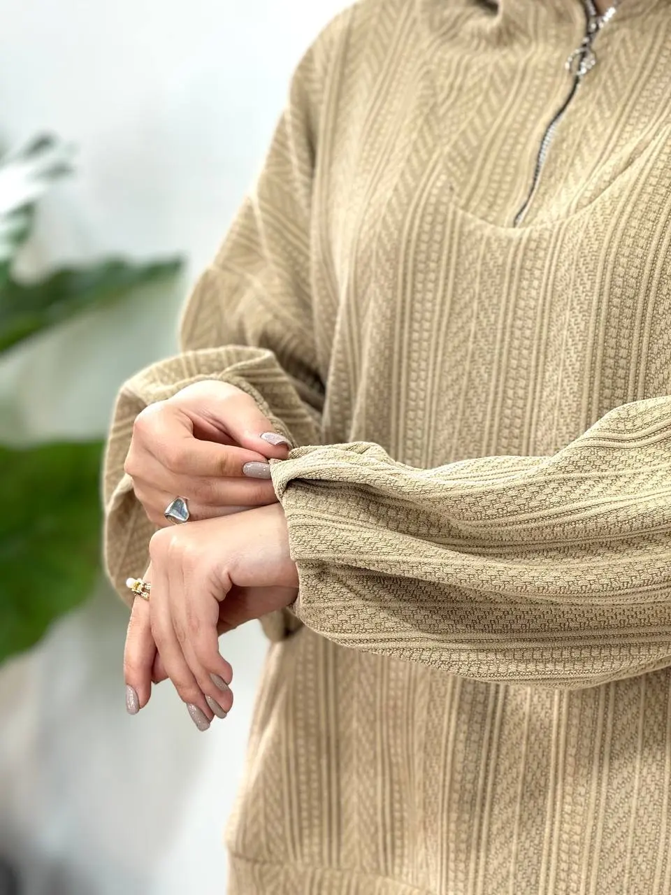 هودی کلاهدار نیم زیپ سوشیانت